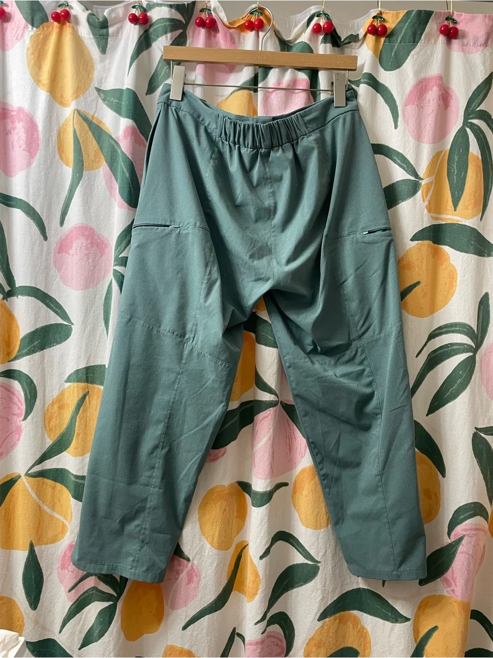 Lululemon Teal Wide Leg Utility Pants